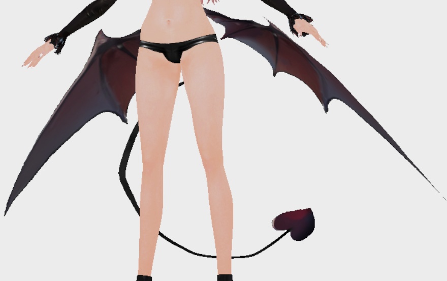 Demon Wings + Tail + Horns