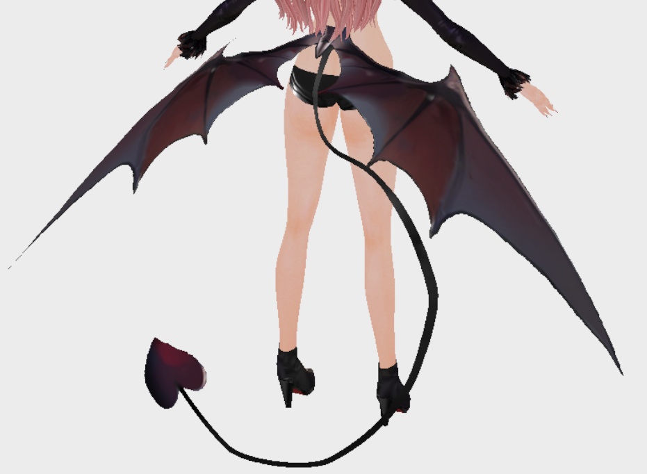 Demon Wings + Tail + Horns