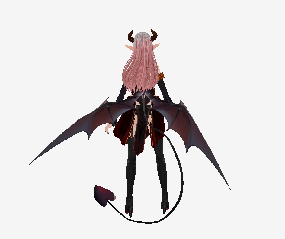 Demon Wings + Tail + Horns