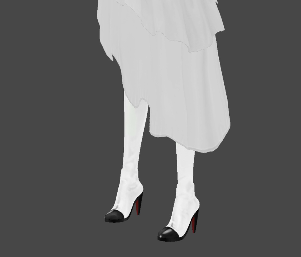 White Bride outfit Dress + Gloves + Boots