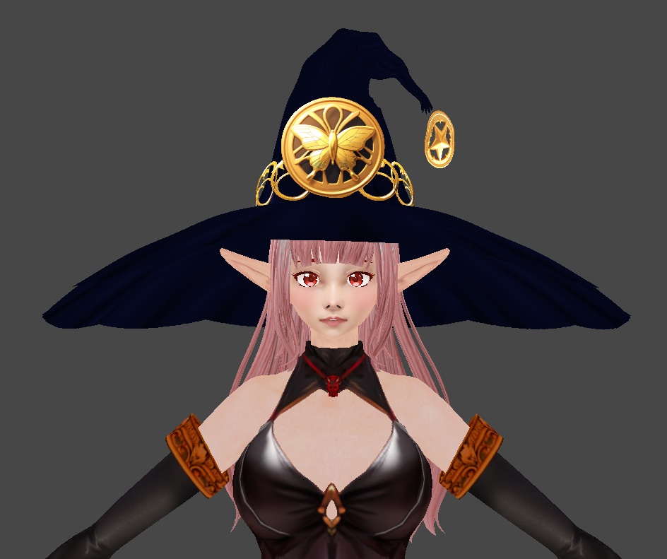 Witch Hat Preset for Vroid by TanLogic