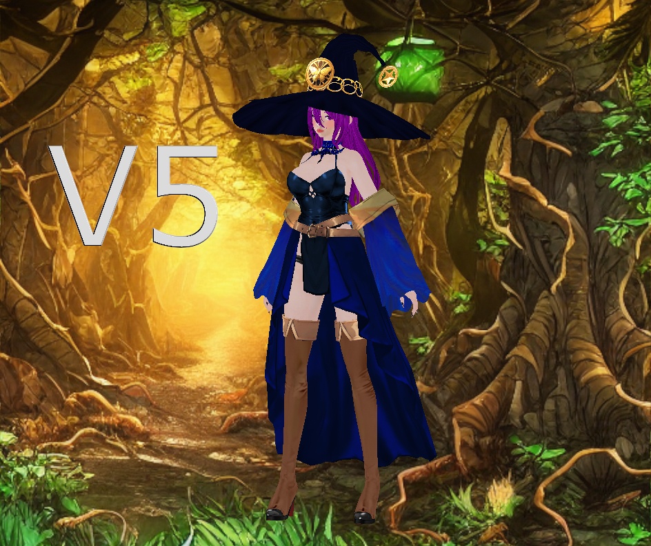 Halloween witch girl costume collection by Tanlogic