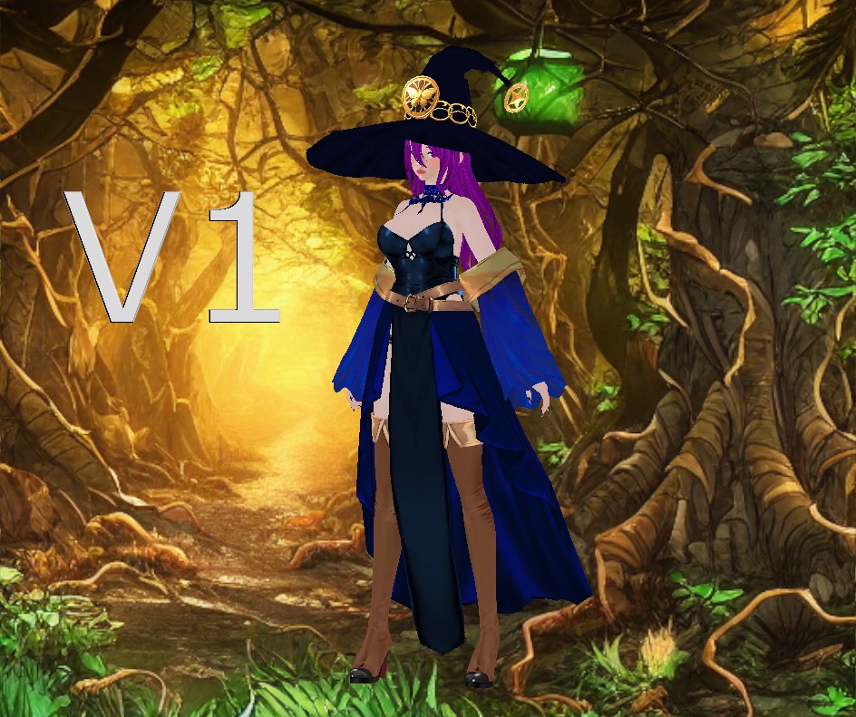 Halloween witch girl costume collection by Tanlogic