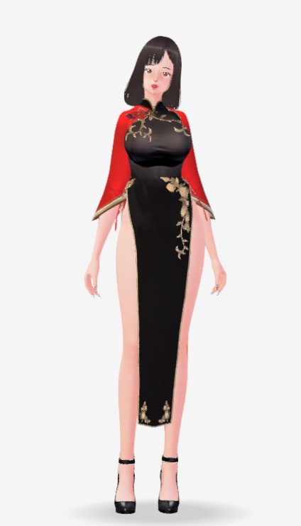 Hoa's cheongsam outfit by Tanlogic