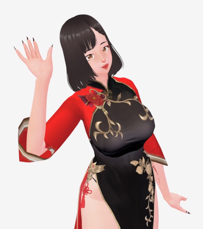 Hoa's cheongsam outfit by Tanlogic
