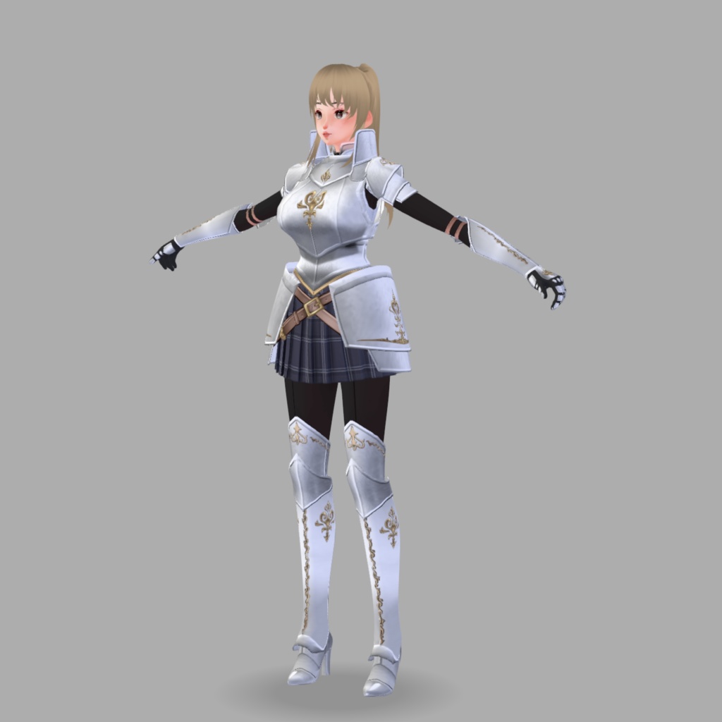 Rino Knight armor set | Multilayer textures