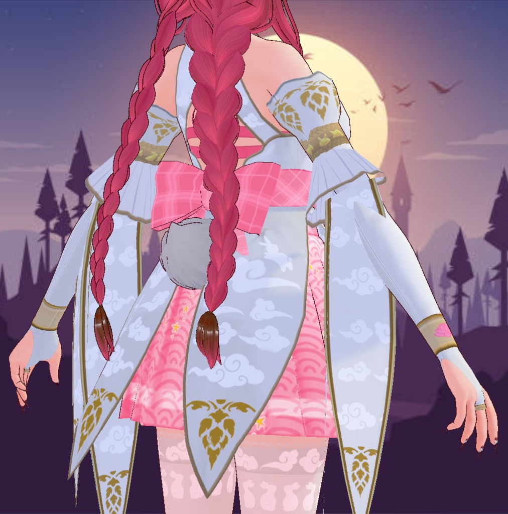 Jade Bunny Outfit by Tanlogic | Multilayer textures