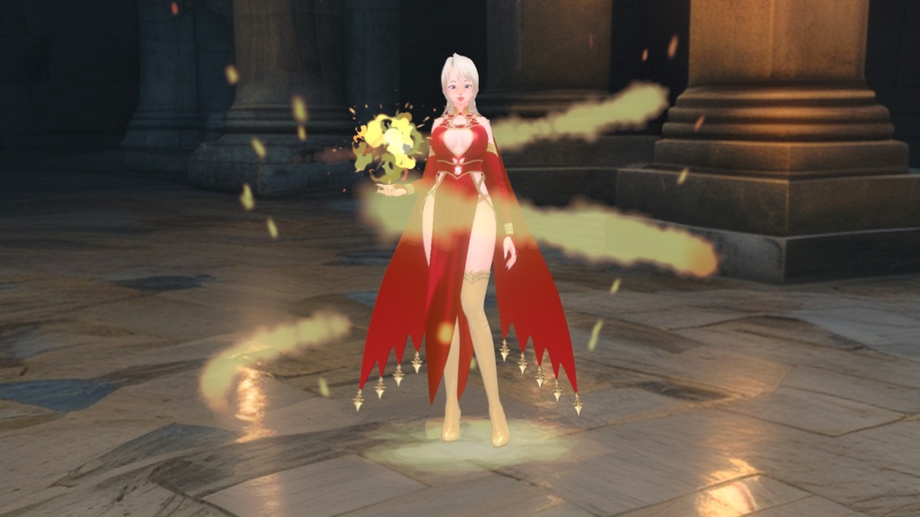 Crimson Majesty Regalia - Vroid Oufit Set