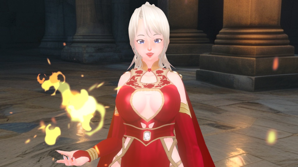 Crimson Majesty Regalia - Vroid Oufit Set