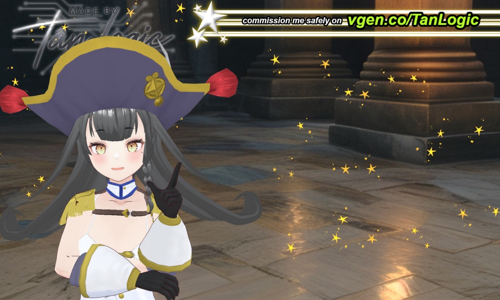 Vroid Cosplay Parute from Genkai Tokki Seven Pirates