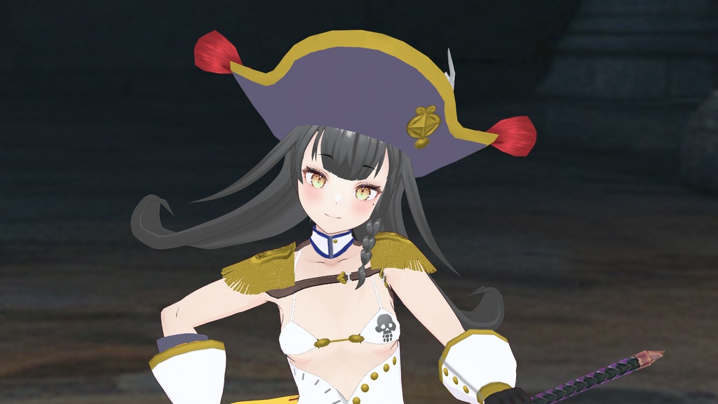 Vroid Cosplay Parute from Genkai Tokki Seven Pirates