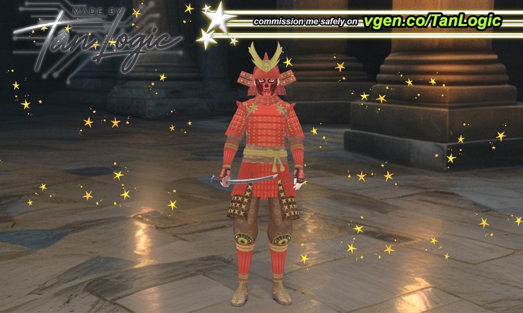 Blaze Samurai Armor - Ultimate Customizable Set