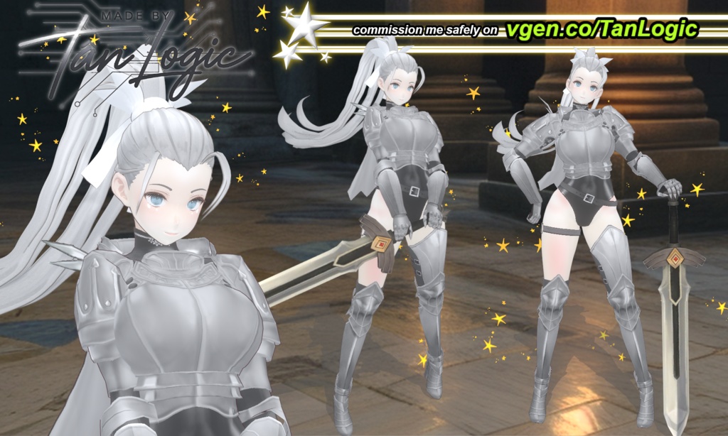 【VRoid】 MIST – The Valkyrie of the Silver Mist