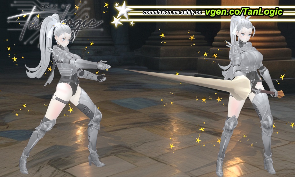 【VRoid】 MIST – The Valkyrie of the Silver Mist