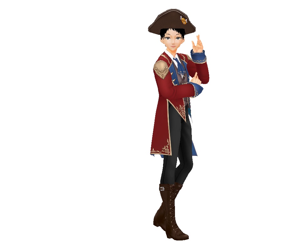 【VRoid】Captain Outfit / キャプテン衣装 / Bộ trang phục Captain