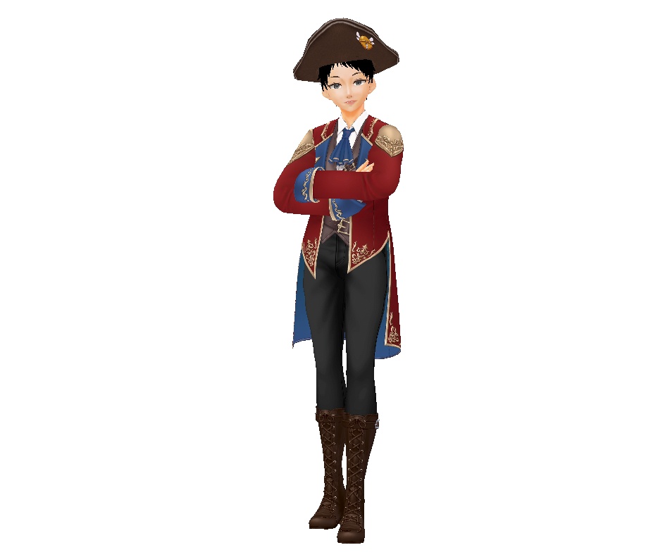 【VRoid】Captain Outfit / キャプテン衣装 / Bộ trang phục Captain