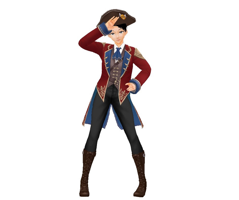 【VRoid】Captain Outfit / キャプテン衣装 / Bộ trang phục Captain