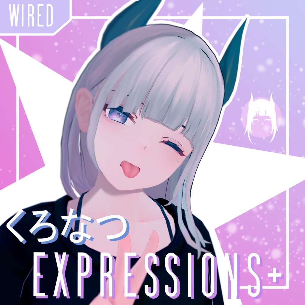 【くろなつ用】Expressions + • Expression system for Kuronatu