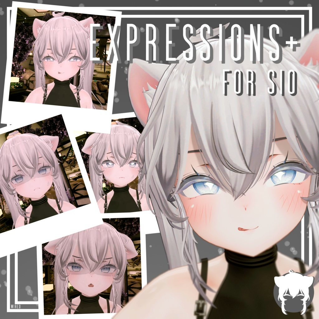 【しお用】Expressions + • Expression system for Sio
