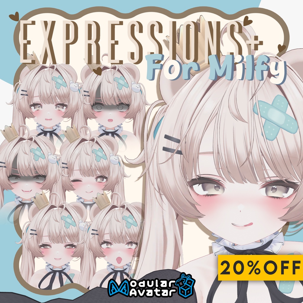✨BLACK FRIDAY✨【ミルフィ用】Expressions + for Milfy 1.0.1 (MA)
