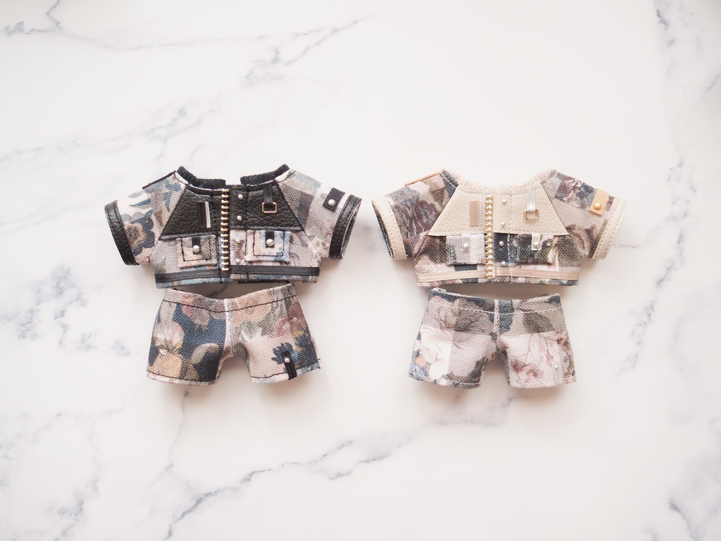 レザーMIXセットアップ(黒レザー)