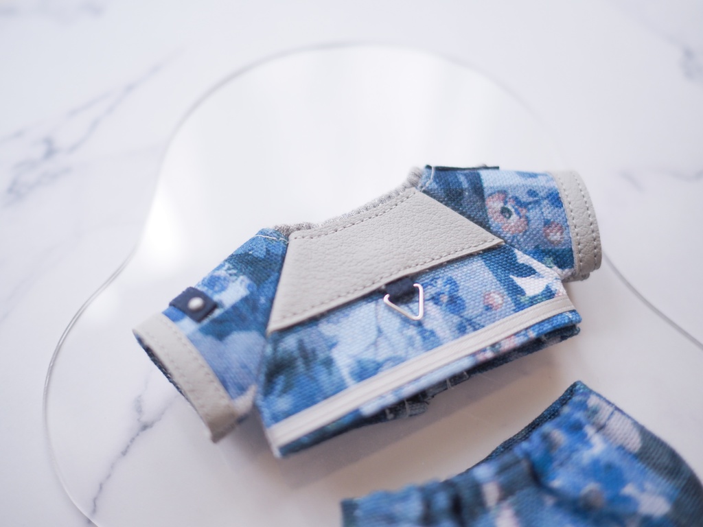 レザーMIXセットアップ(グレーレザー)