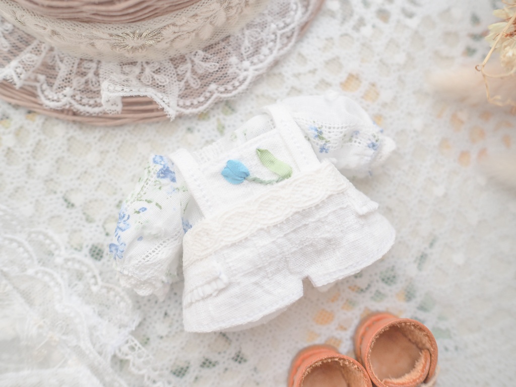 チューリップ刺繍サロペット〈2026summer〉