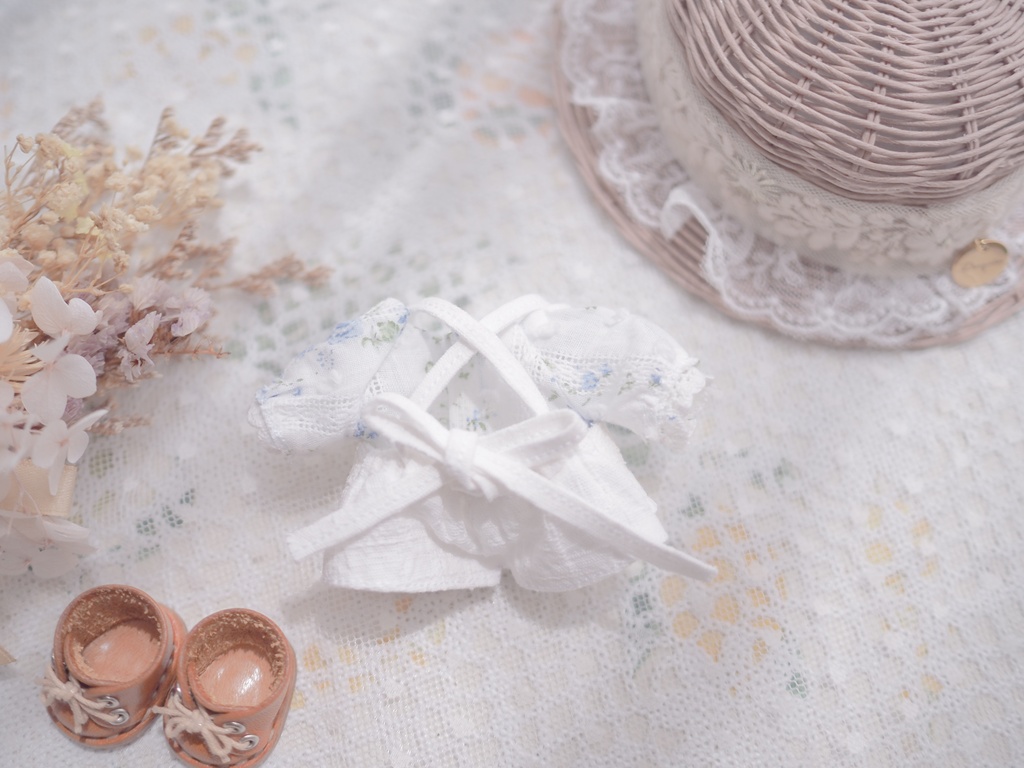 チューリップ刺繍サロペット〈2026summer〉
