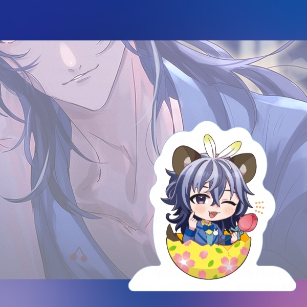 棺桶男子アクリルミニフィギュア(桜イースター)