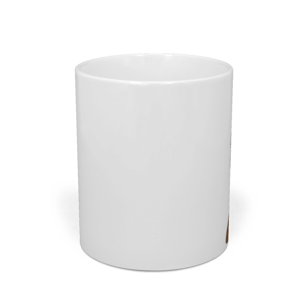 座っている穂茂むぅな マグカップ