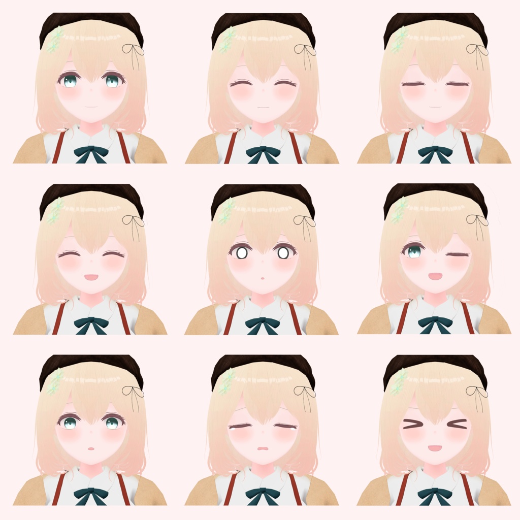 【オリジナル3Dモデル】風莉