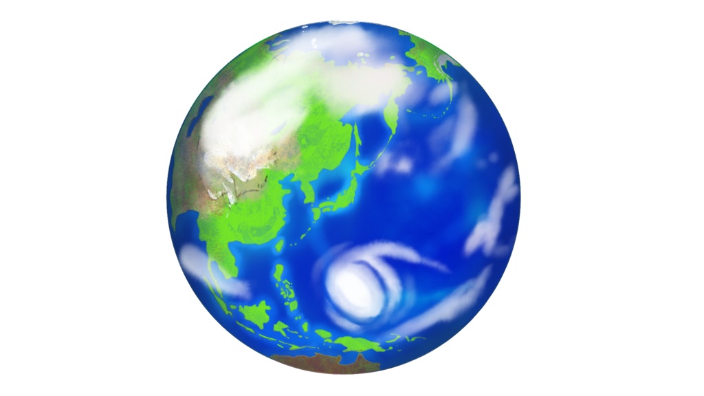 地球　イラスト