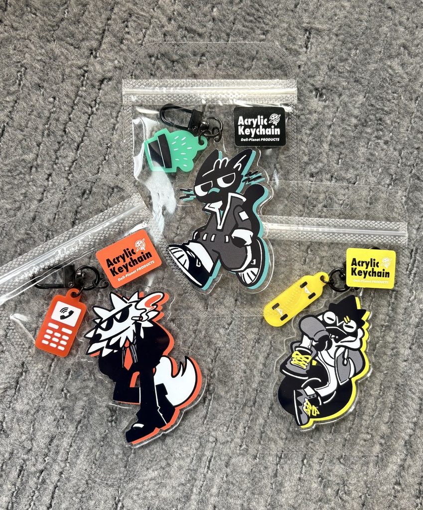 2連アクリルキーホルダー