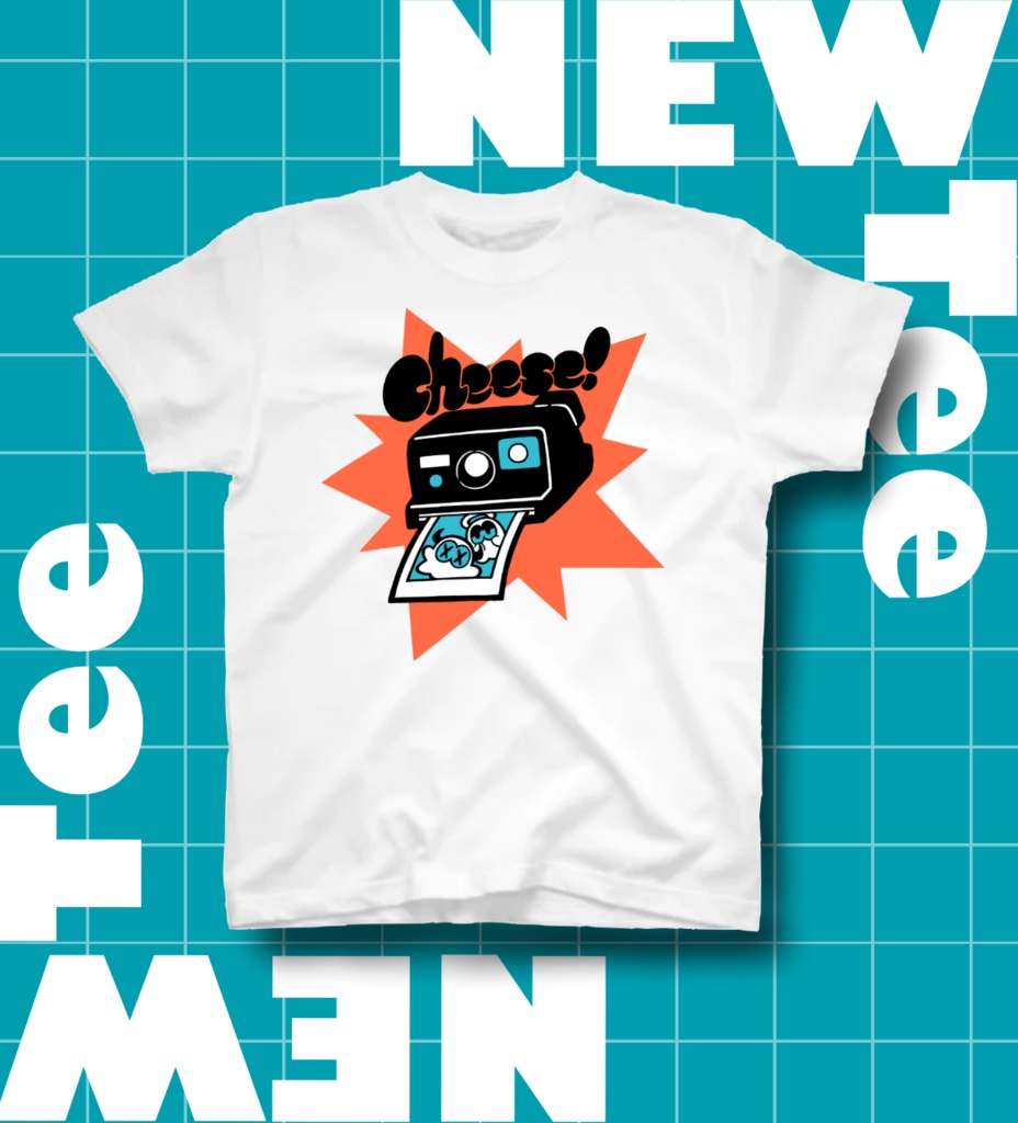 Cheese! Tシャツ(白)