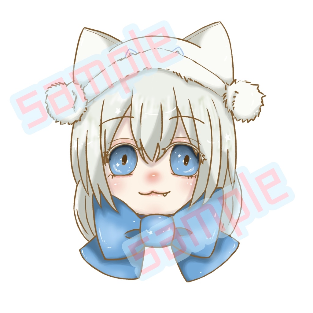 ギザギザ❤︎のレジンバッジ&ステッカーセット