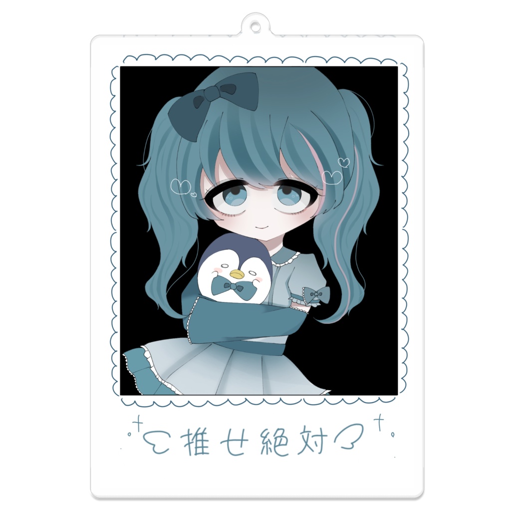 チェキ風アクリルキーホルダー