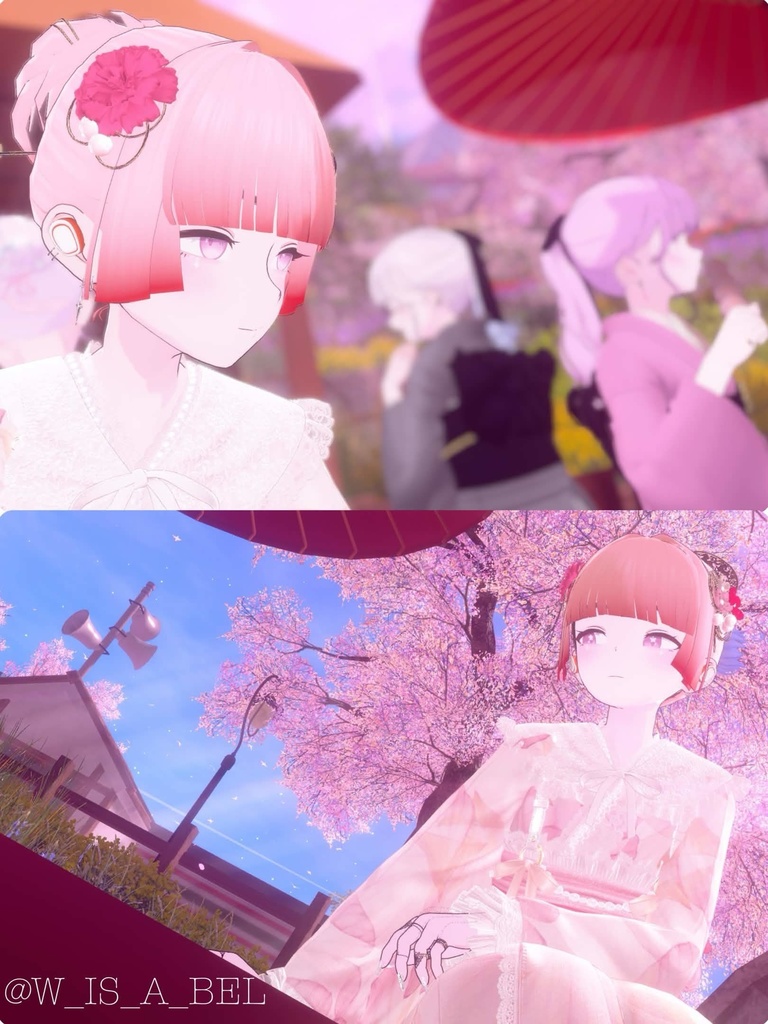 【Lapwing】桜メイク Eyes & Makeup