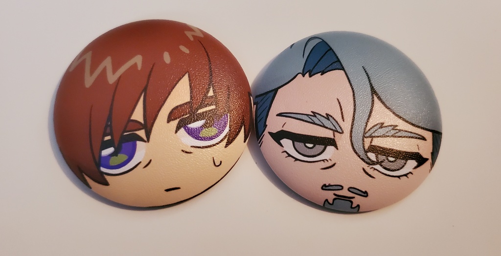 ザベ＆シャリのぷにぷに缶バッジ