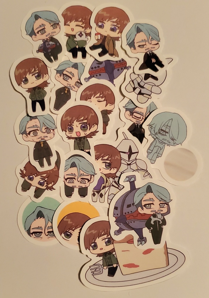 ザベ＆シャリのフレークシール