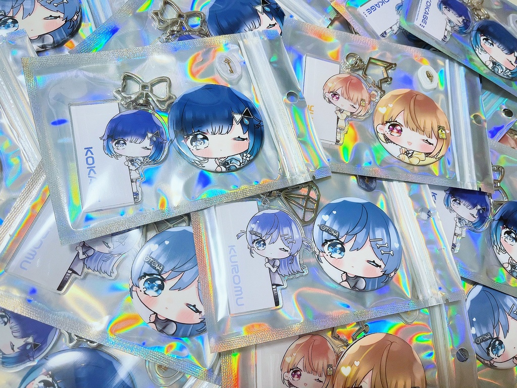 【VGGC8th】ひねもすセット / アクリルキーホルダー・缶バッチ【非公式】