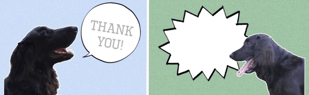 フラットコーテッドレトリバー マスキングテープ