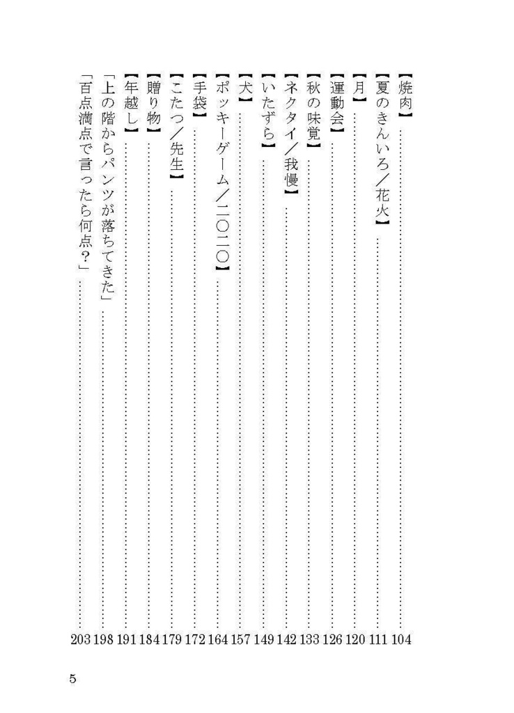 みつくり掌篇集Ⅱ「バガテル」全年齢