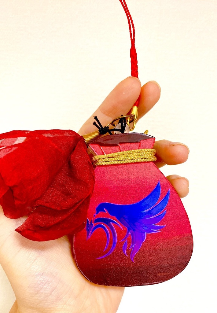 🍁アズサの巾着アクキー🍁