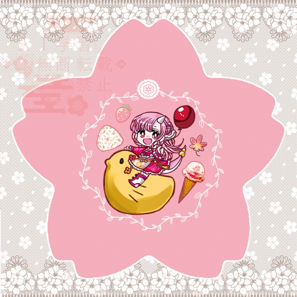 🌸ヒナちゃんのさ.く.らマカ.ロンキーホルダー🌸