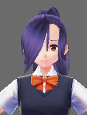 VRoid Hair Purple Ponytail