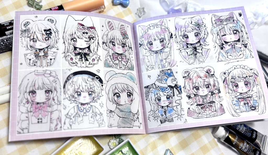 Drawing book「小さなかけら手帖」