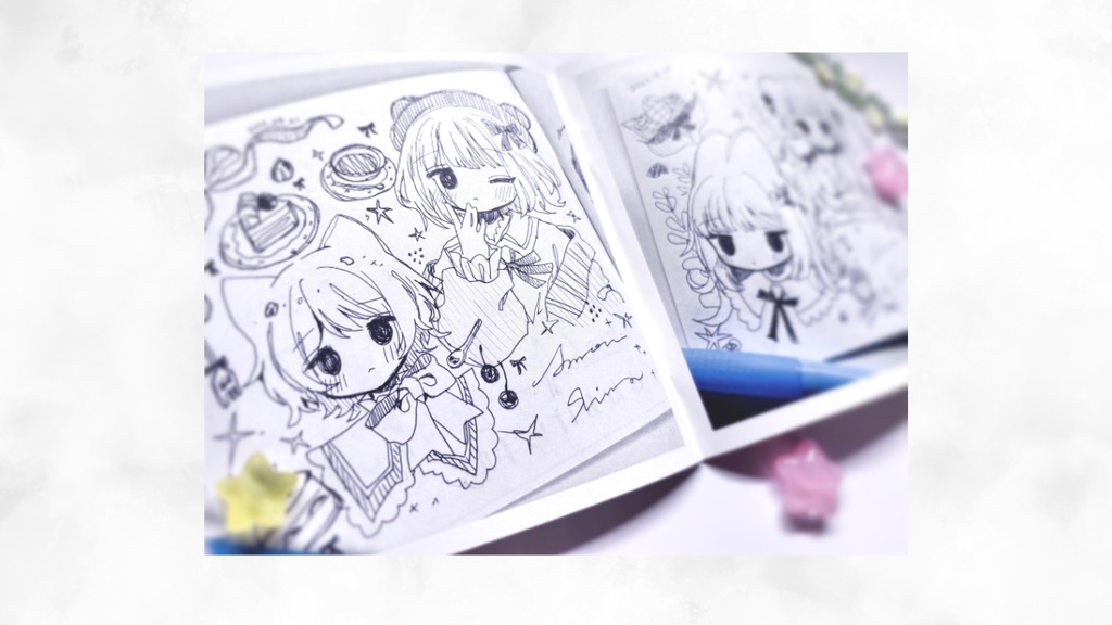 Drawing book「小さなきらめき手帖」vol.3