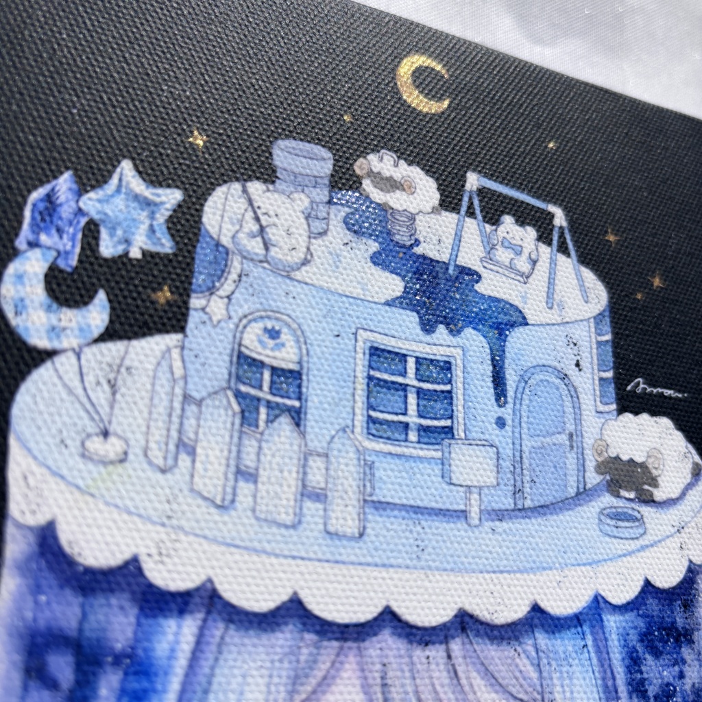 キャンバスプリント「眠らない街」