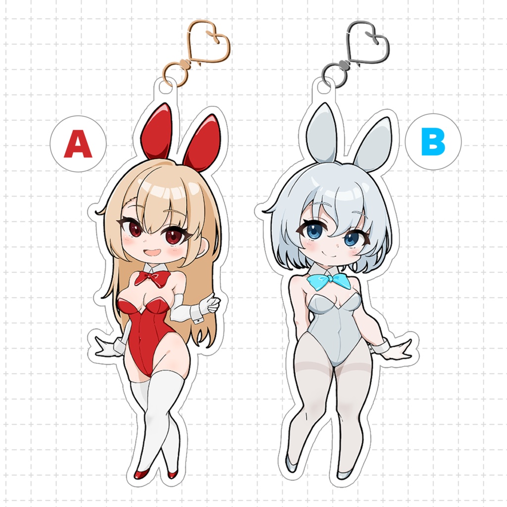 『ちびうさぎ』アクリルキーホルダー