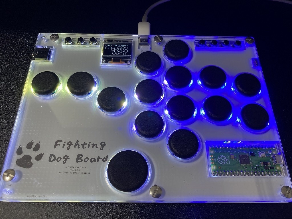 薄型レバーレスコントローラー「Fighting Dog Board -Shiba- Rev2」